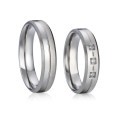 OEM/ODM Metal Ring Factory Wedding Flower Stainless Steel Wedding Band